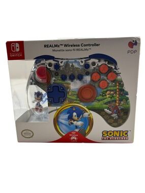 Nintendo Switch REALMz Wireless Controller Sonic The Hedgehog Green Hill Zone
